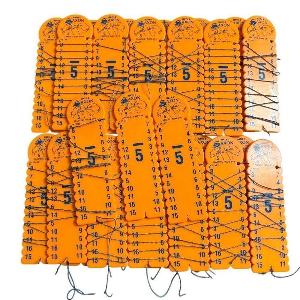 Axon Math 2 Subtraction Learning Wrap-Ups Number 5 Lot Of 27